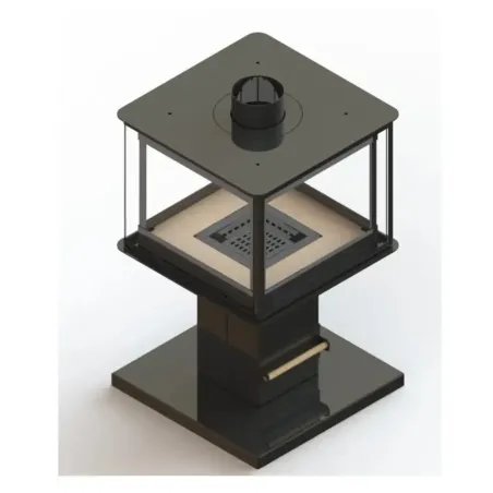 Chimenea Exterior 4D A.Caminetti