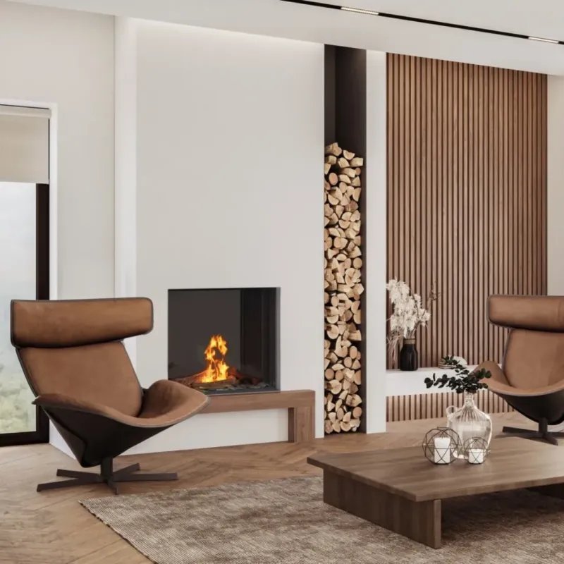 Chimenea de Bioetanol Element 4 Sky Square Front