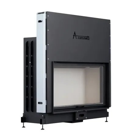 Vista Lateral Chimenea A.Caminetti Flat 120 X 60