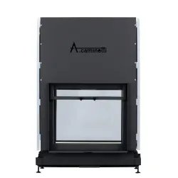 Chimenea de Leña A.Caminetti Flat W 75 X 60 Tunel