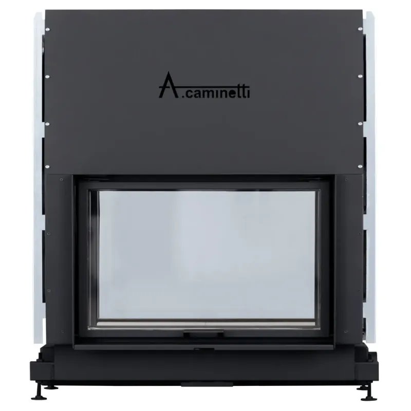 Chimenea de Leña A.Caminetti Flat W 120 X 60 Tunel