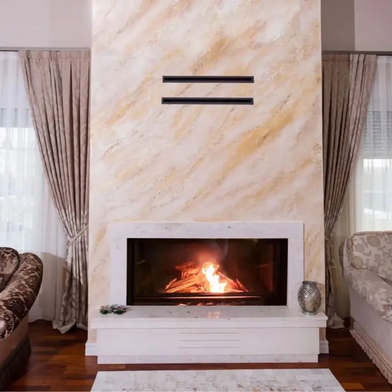 Chimenea de Leña A.Caminetti Flat 120 X 50