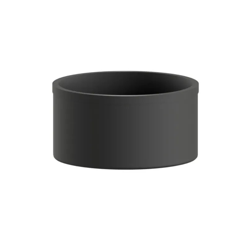 Colector Silicona 80 mm Pellets Negro