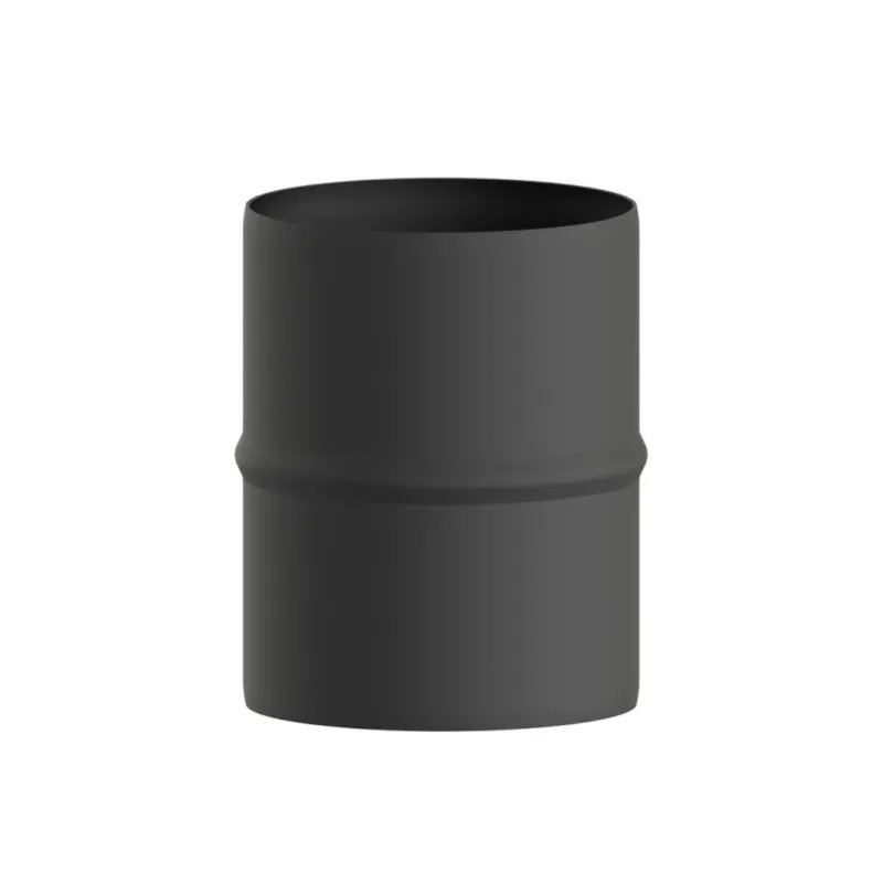 Manguito unión  M-M Pellet Vitrificado Negro