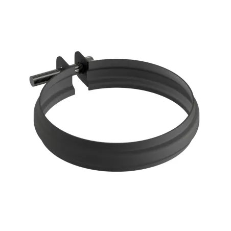 Abrazadera unión Pellet Vitrificado Negro