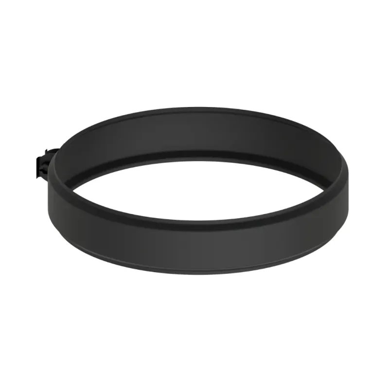 Abrazadera unión Pellet Vitrificado Negro