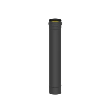 Tubo Recto 500 MM Pellet Vitrificado Negro