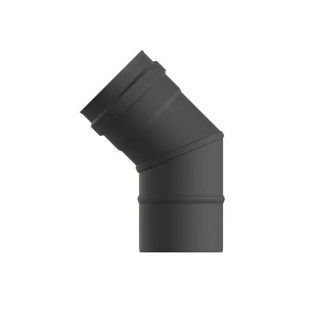 Codo 45° Pellet Vitrificado Negro