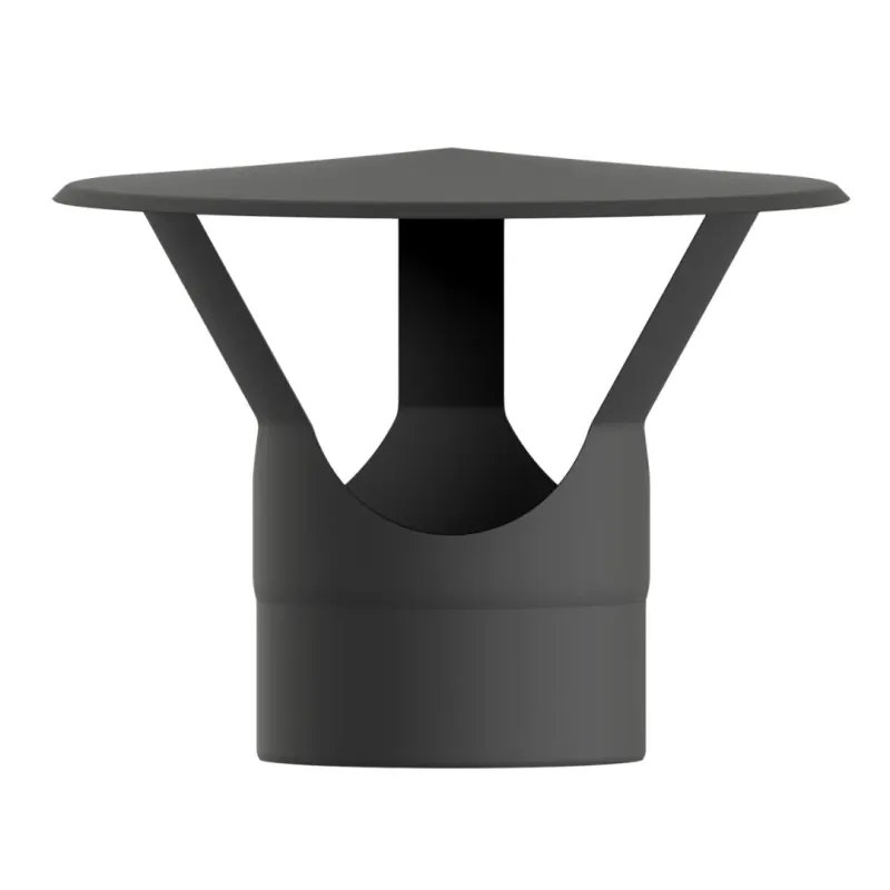 Terminal Chino Premium Leña Vitrificado Negro