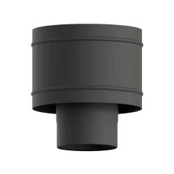 Terminal Antirrevocante Premium Leña Vitrificado Negro