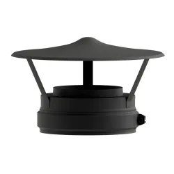Terminal Chino Pellet Leña Vitrificado Negro SW 304