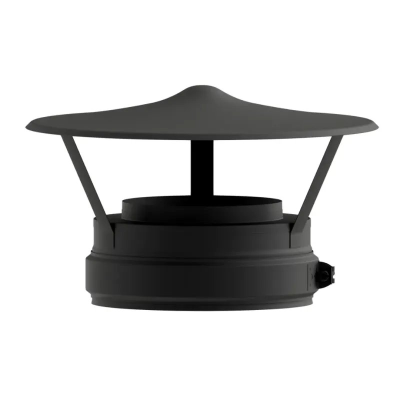 Terminal Chino Pellet Leña Vitrificado Negro SW 304