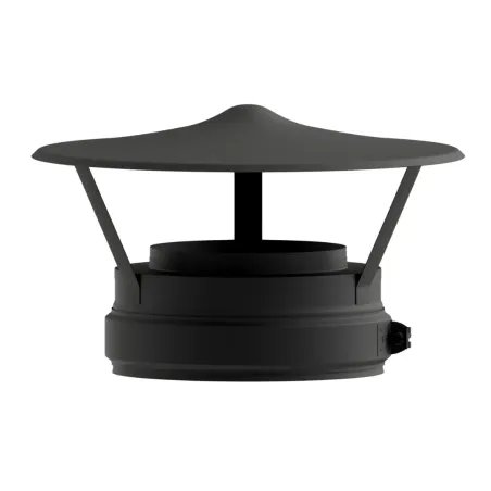 Terminal Chino Pellet Leña Vitrificado Negro SW 304