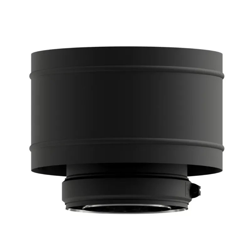 Terminal Antirrevocante Pellet Leña Vitrificado Negro DW 304