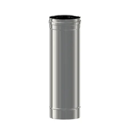 Módulo Recto 1000 MM Leña Inox SW 304