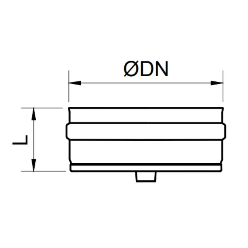 Colector Desagüe Leña Inox SW 316L