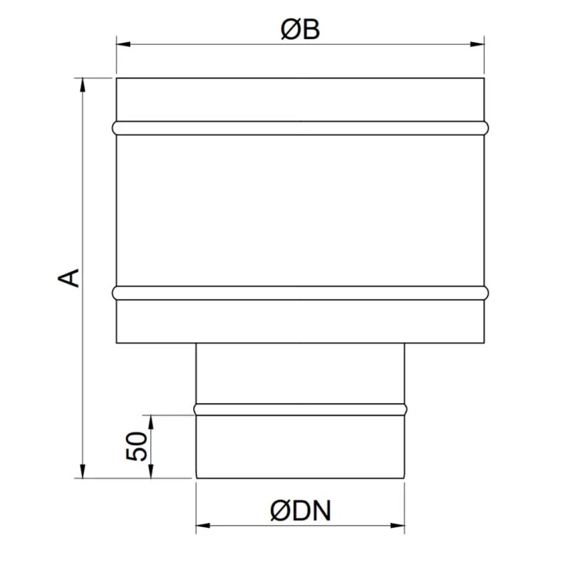Terminal Antirrevocante Leña Inox SW 304