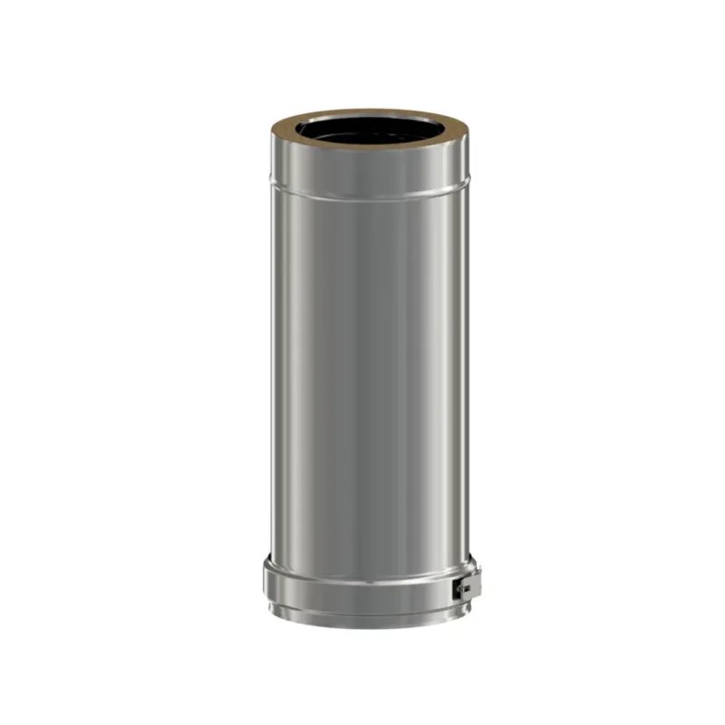 Módulo Recto 500 MM Pellet Leña Inox Doble DW 316L