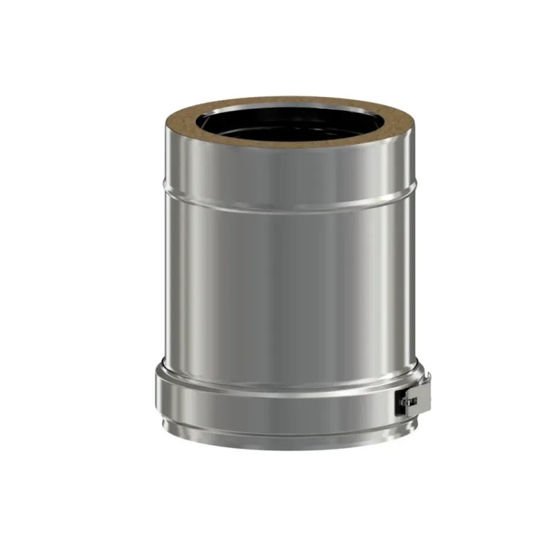 Módulo Recto 250 MM Pellet Leña Inox Doble DW 316L