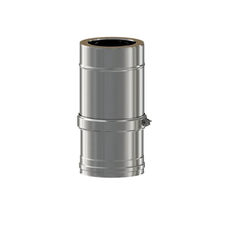 Módulo Regulable 370-500 MM Pellet Leña Inox Doble DW 316L