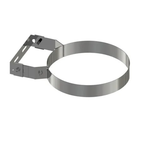 Soporte Mural Atornillar Pellet Leña Inox Doble DW 316L