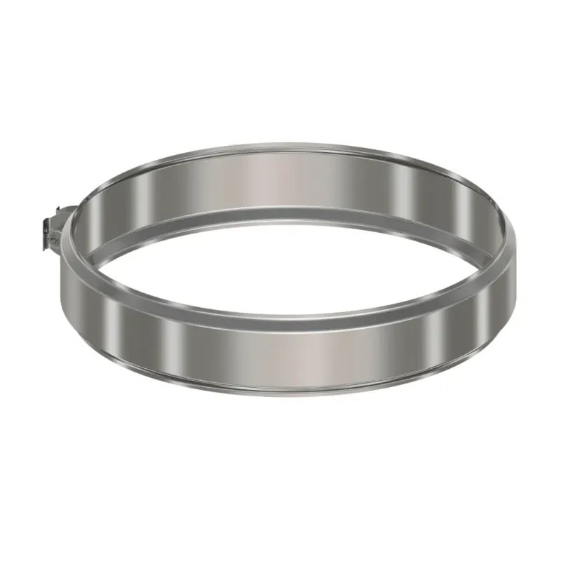 Abrazadera unión Pellet Leña Inox Doble DW 316L