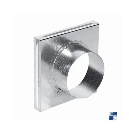 Imagen Producto Conector Ø150 Para Rejilla Ventilación Cuadrada Fireside 17X17