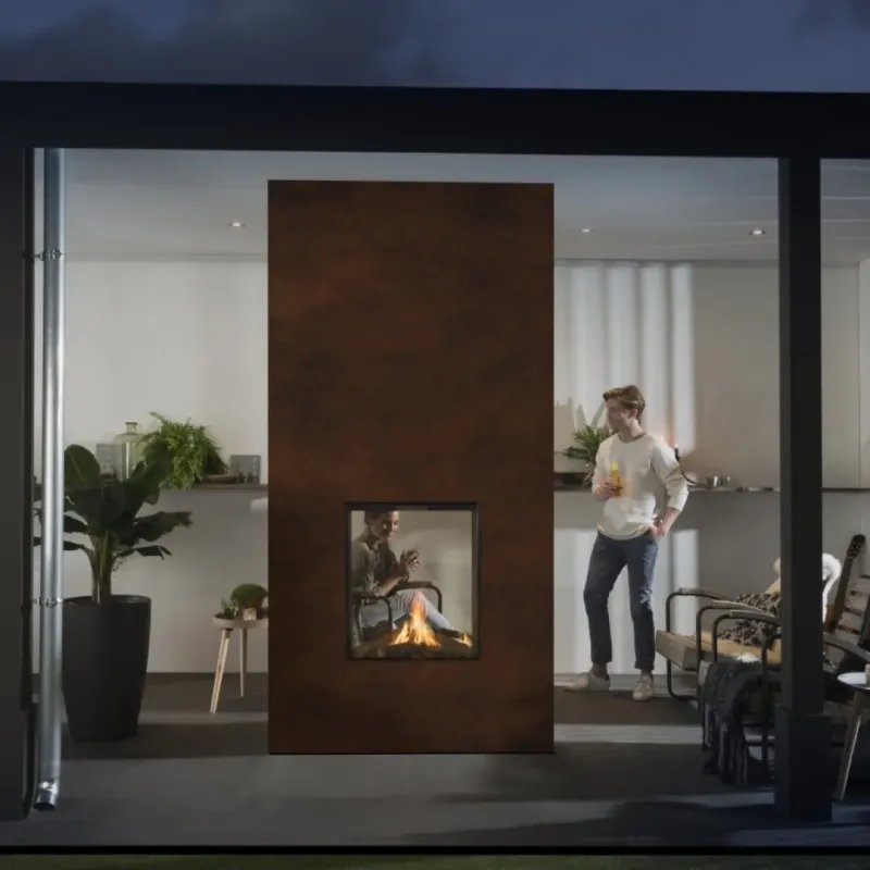 Chimenea de Gas Element 4 Sky Small Tunnel Exterior